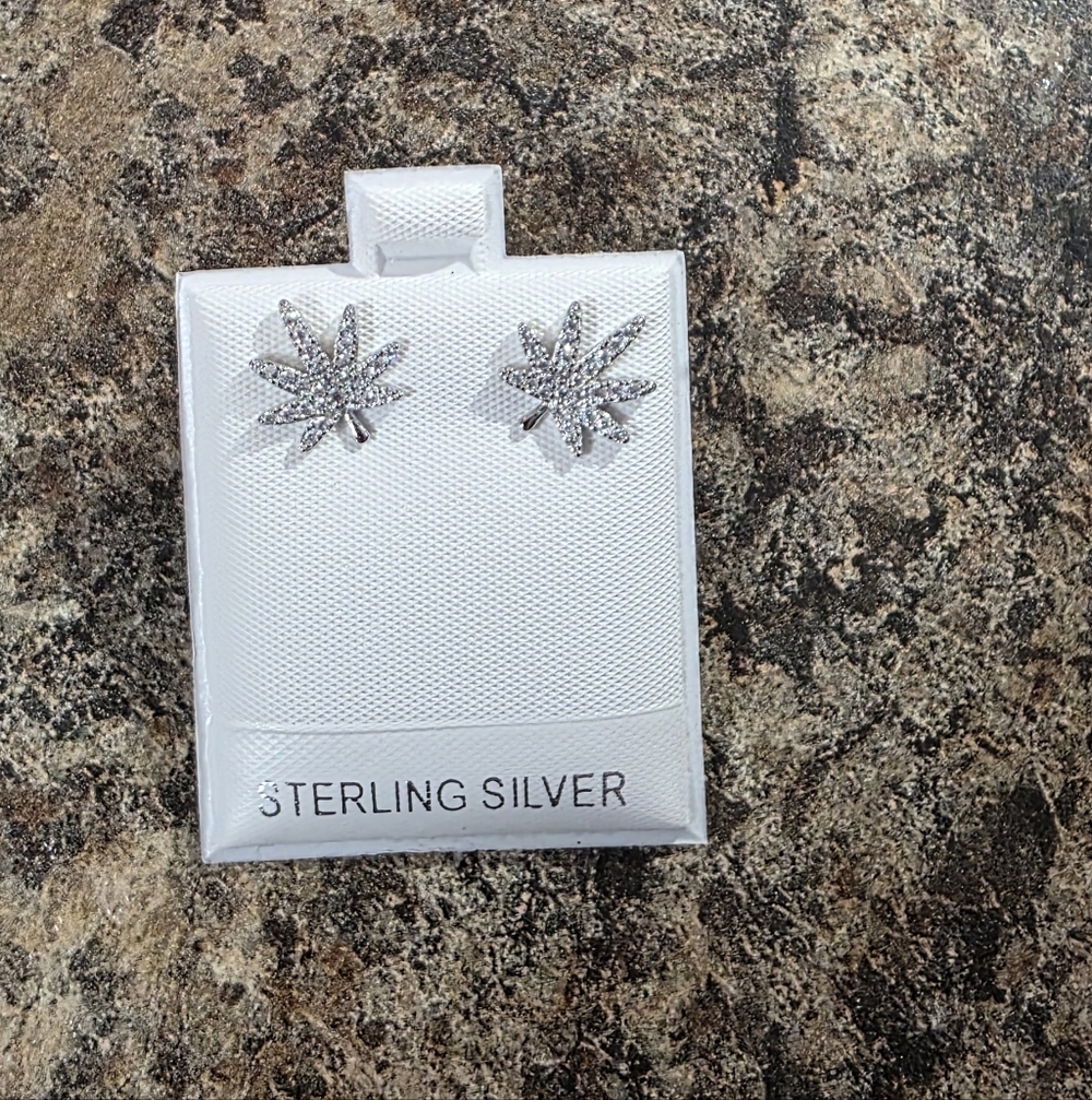 Dazzling Silver Starburst Earrings